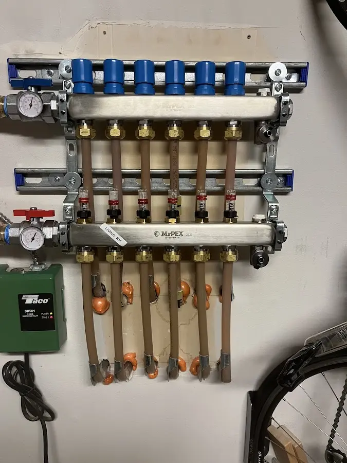 Plumber performing Gas Leak Detection at a residential property in Myrtle Grove